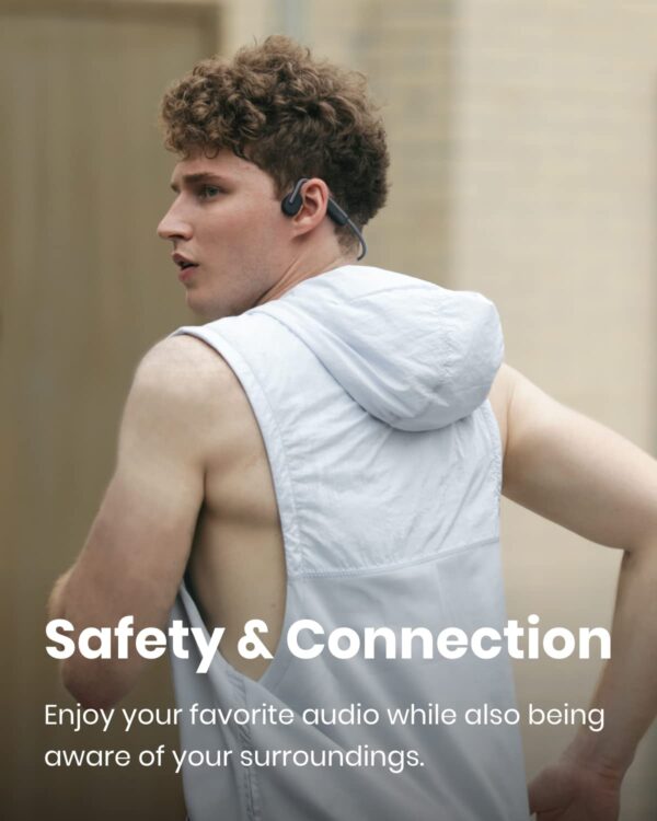 SHOKZ OpenMove - transparency mode for safety - earbuds for running