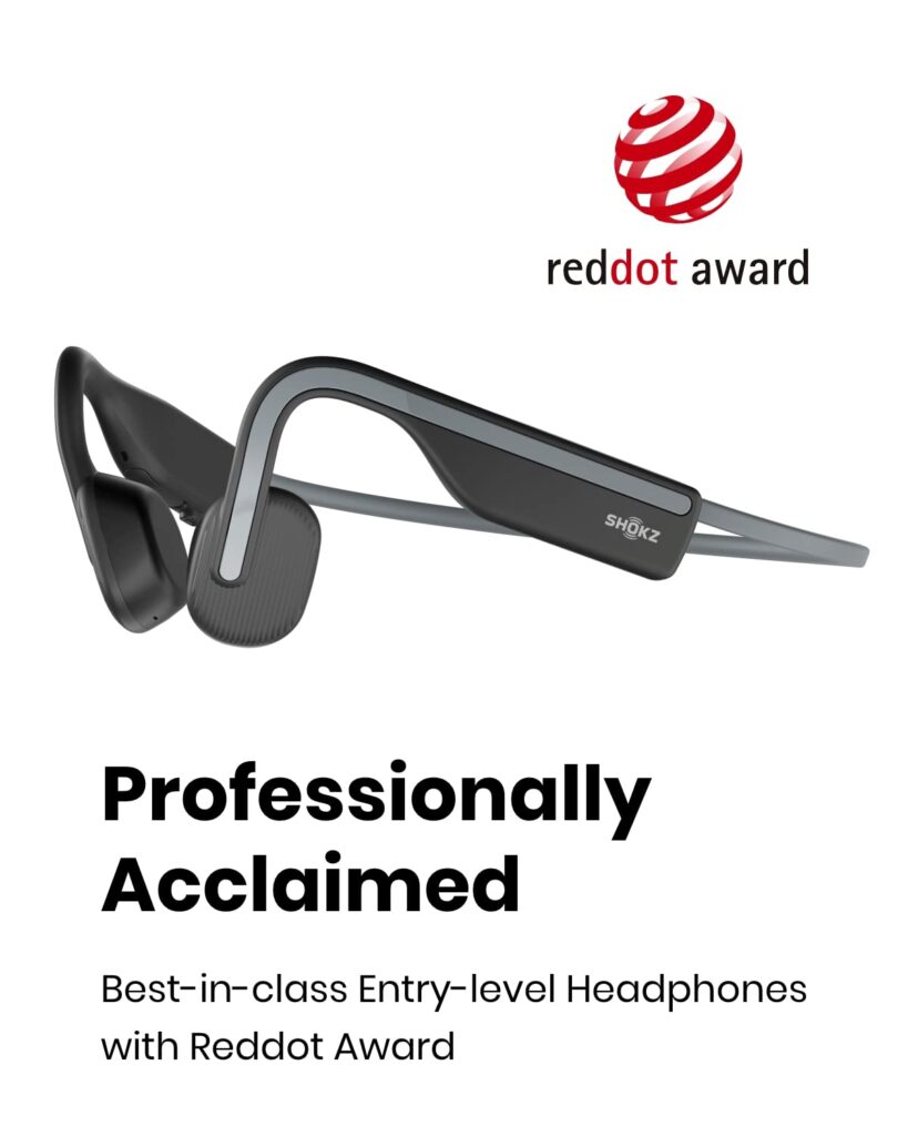 SHOKZ OpenMove - professionally acclaimed - earbuds for running